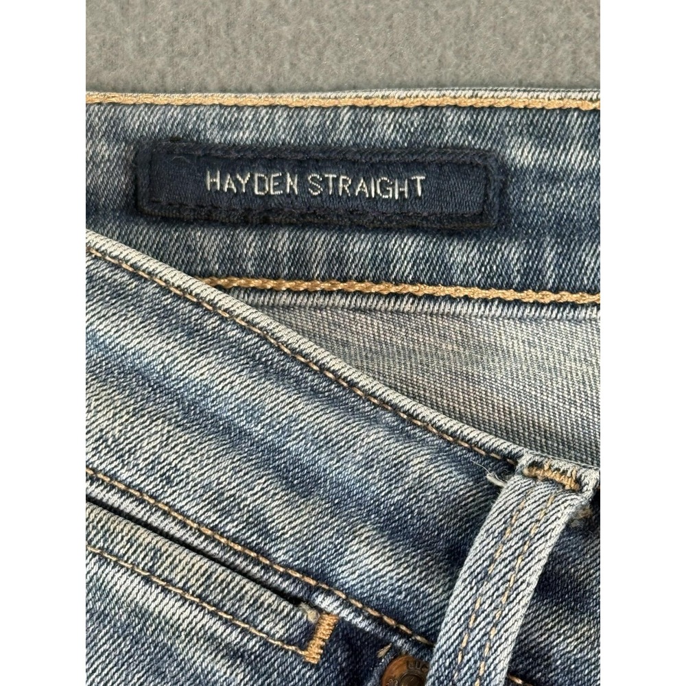 Lucky Brand Hayden Straight Jeans Mens 32x31 Light Wash Blue Stretch Denim - Picture 4 of 11